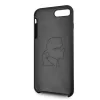 Husa Hard iPhone 7 Plus/ 8 Plus Karl Lagerfeld Silicone Negru