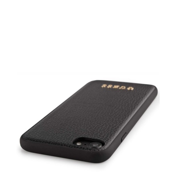 Husa Hard iPhone 7/8/SE 2, Guess Negru Leather Case thumb