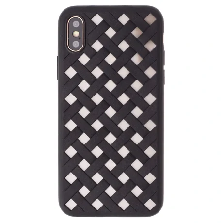 Husa hard iPhone X Baseus Paper-Cut Neagra