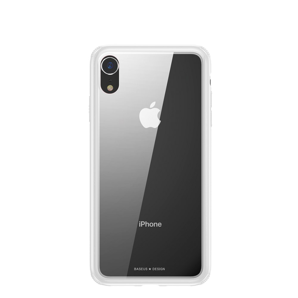 Husa hard iPhone XR Alb Baseus thumb