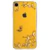 Husa Hard iPhone XR Kingxbar Blossom Series Buterfly ,Silver Frame