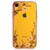 Husa Hard iPhone XR Kingxbar Flora Series, Red Frame