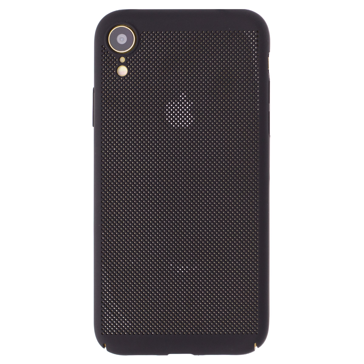 Husa hard iPhone XR Negru - Model perforat thumb