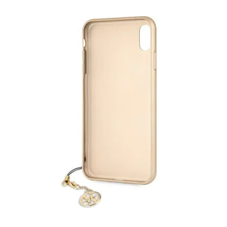 Husa Hard iPhone XS Max Gold Charms Guess
