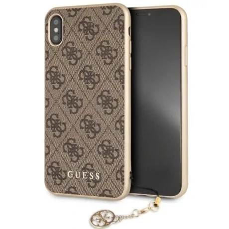 Husa Hard iPhone XS Max Gold Charms Guess