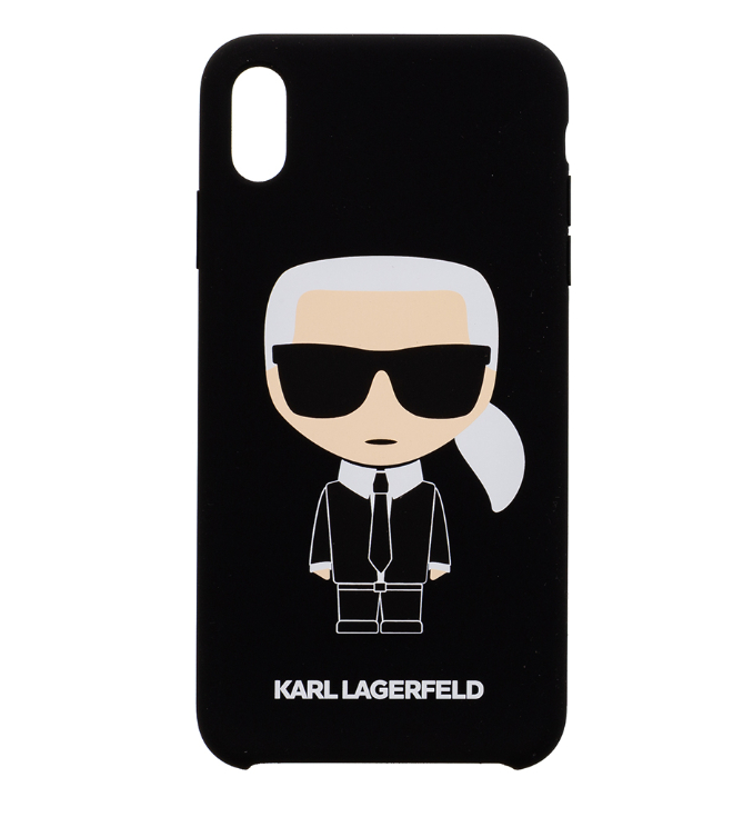 Husa Hard iPhone XS Max Karl Lagerfeld Silicone Negru thumb