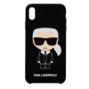 Husa Hard iPhone XS Max Karl Lagerfeld Silicone Negru