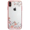 Husa Hard iPhone XS MAX Kingxbar Blossom Series Plum, Red Frame