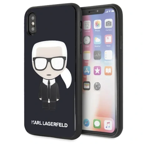 Husa   Karl Lagerfeld   iPhone X/XS Negru