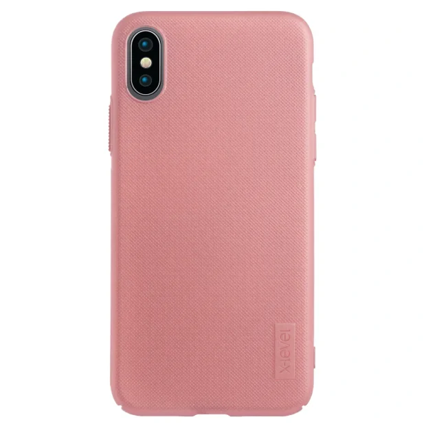 Husa Hard iPhone X/XS, X-Level Hero , Roz Gold