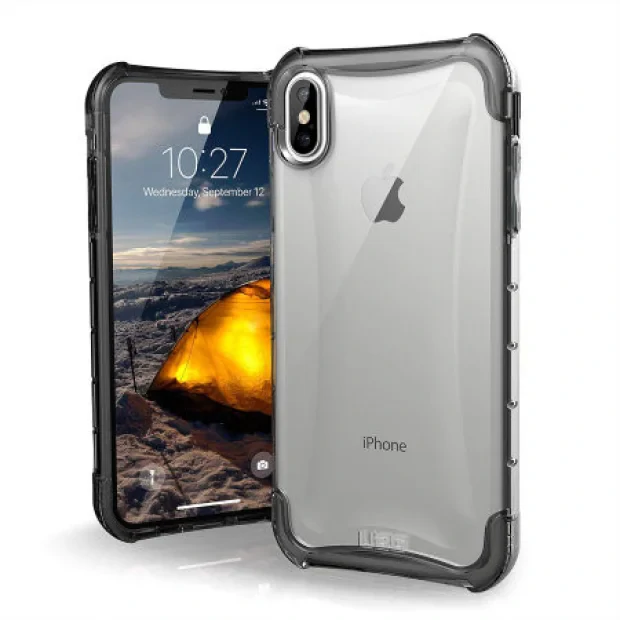 Husa antisoc pentru iPhone X/XS UAG Plyo Ice