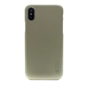 Husa Hard pentru iPhone X/XS Auriu+Folie Nillkin