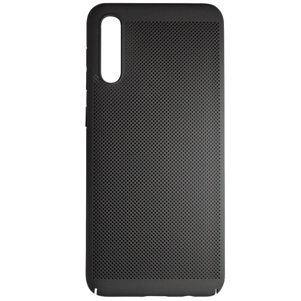 Husa Hard pentru Samsung Galaxy A50 Negru - Model perforat thumb