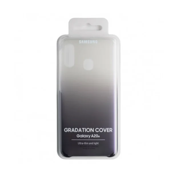 Husa Hard Samsung Galaxy A20e Gradation Cover Negru EF-AA202CBEGWW