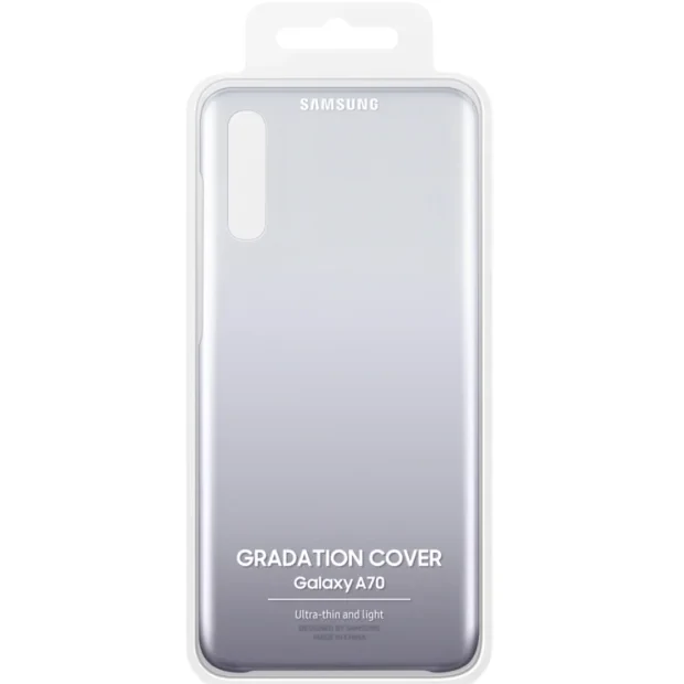 Husa Hard Samsung Galaxy A70, Black Gradiation Cover