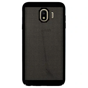 Husa hard Samsung Galaxy J4 2018 Negru- Model perforat