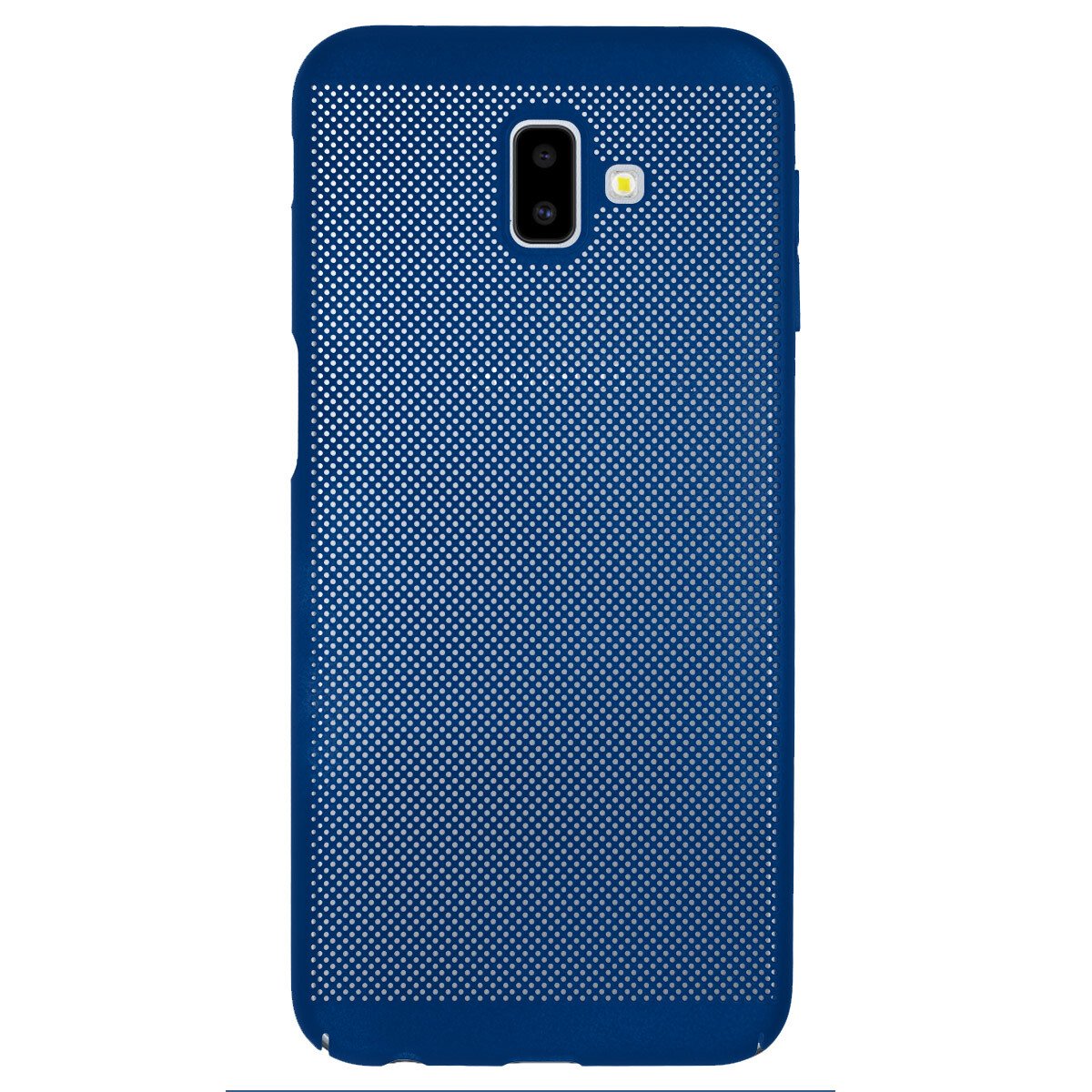 Husa hard Samsung Galaxy J6 Plus Albastru- Model perforat thumb
