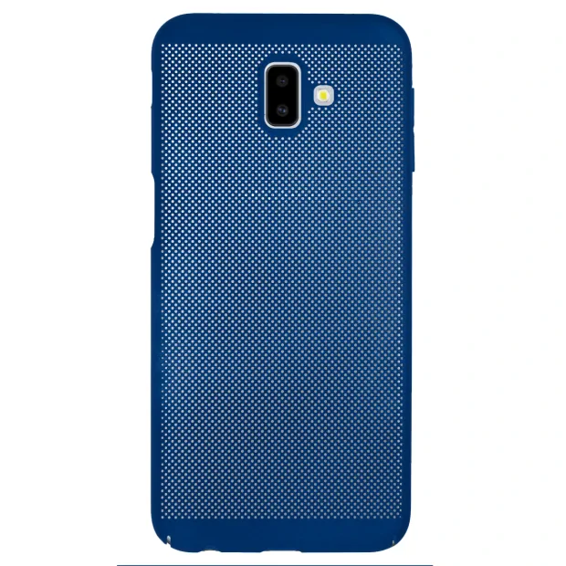 Husa hard Samsung Galaxy J6 Plus Albastru- Model perforat