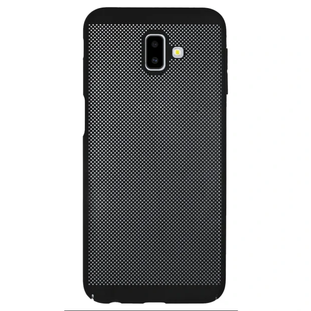 Husa hard Samsung Galaxy J6 Plus Negru- Model perforat