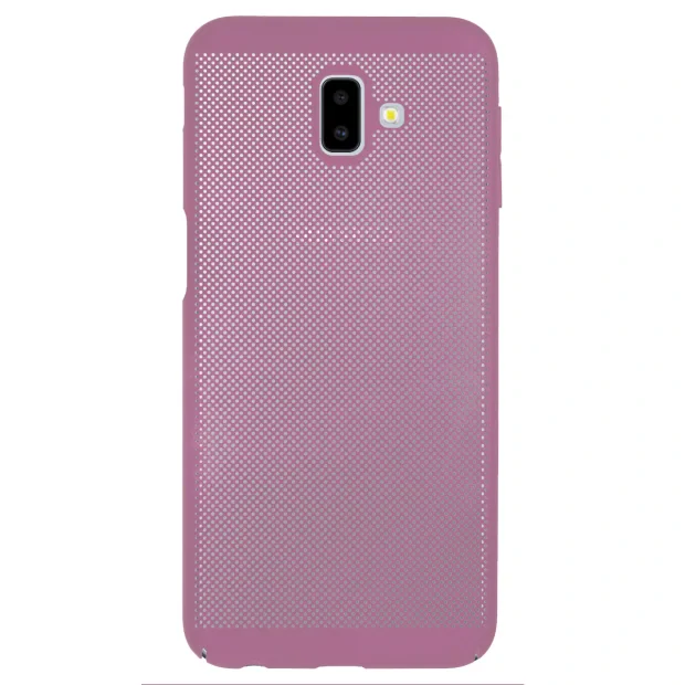 Husa hard Samsung Galaxy J6 Plus Roz- Model perforat