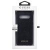 Husa Hard Samsung Galaxy S10 E, Guess Negru Leather Case