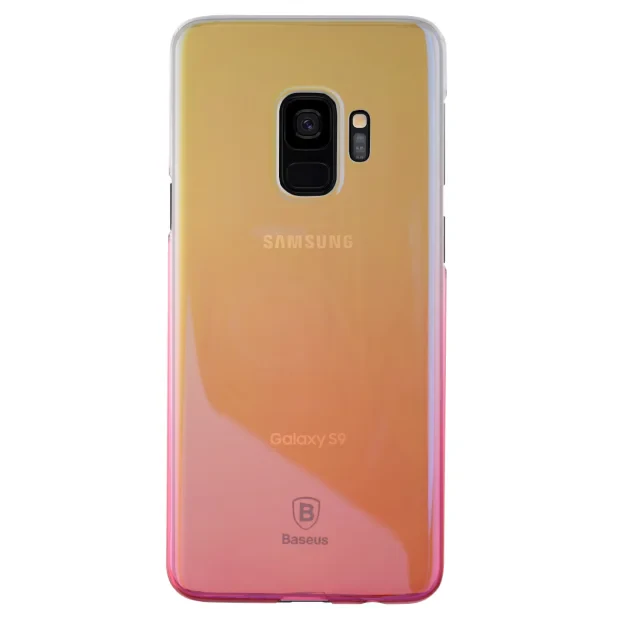 Husa Hard Samsung Galaxy S9, Glaze Baseus Roz