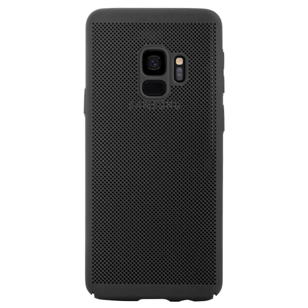 Husa hard Samsung Galaxy S9 Negru - Model perforat