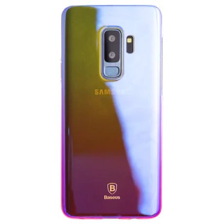 Husa Hard Samsung Galaxy S9 Plus, Glaze Baseus Roz