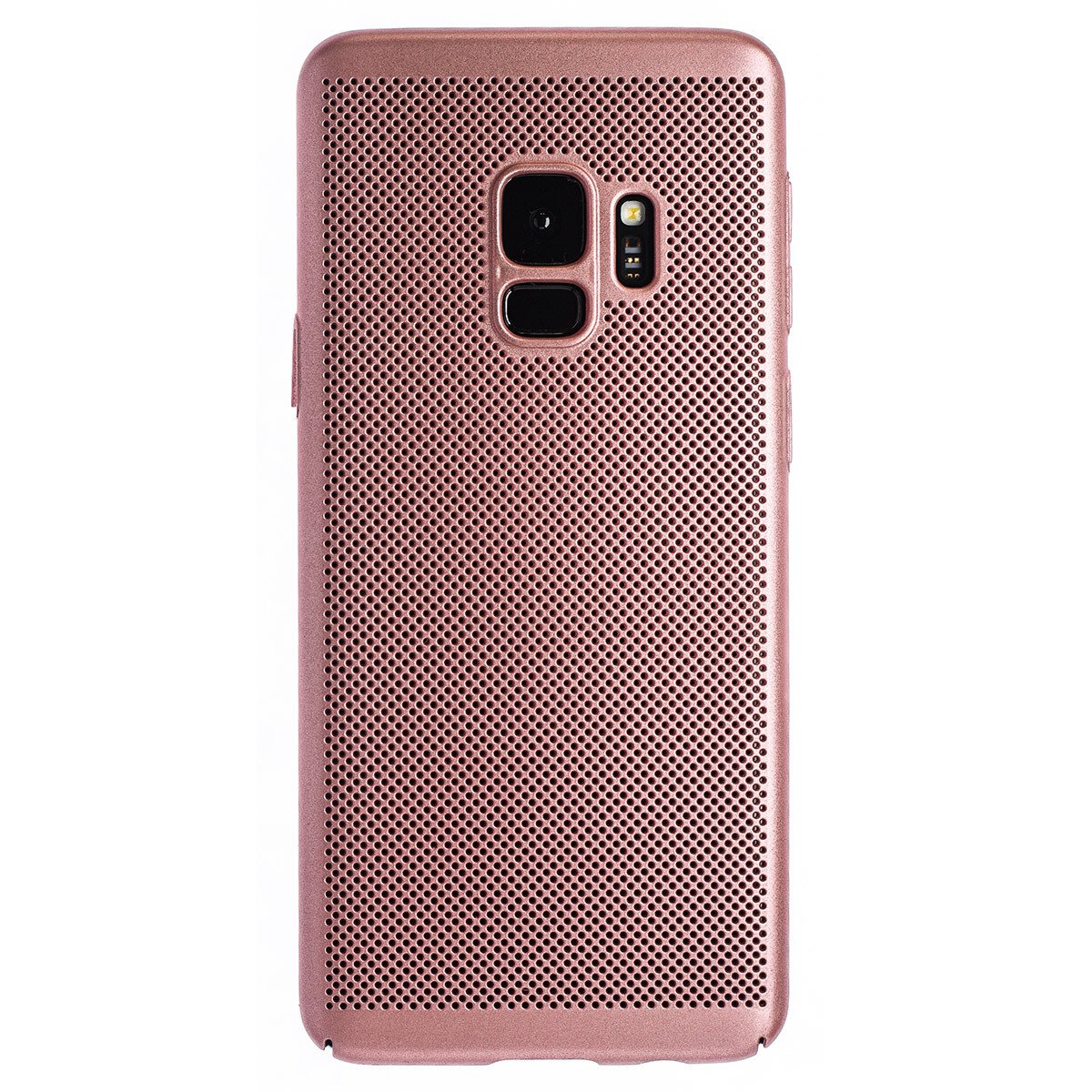 Husa hard Samsung Galaxy S9 Roz - Model perforat thumb