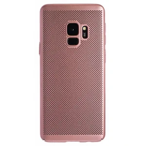 Husa hard Samsung Galaxy S9 Roz - Model perforat