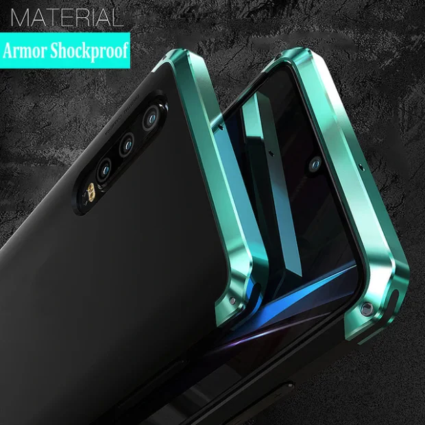 Husa Huawei P30 Pro Shockproof Armor Cover, Rama Verde