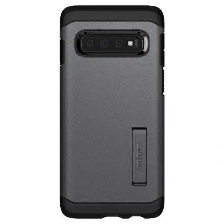 Husa Hybrid Samsung Galaxy S10, Gri Tough Armor Spigen