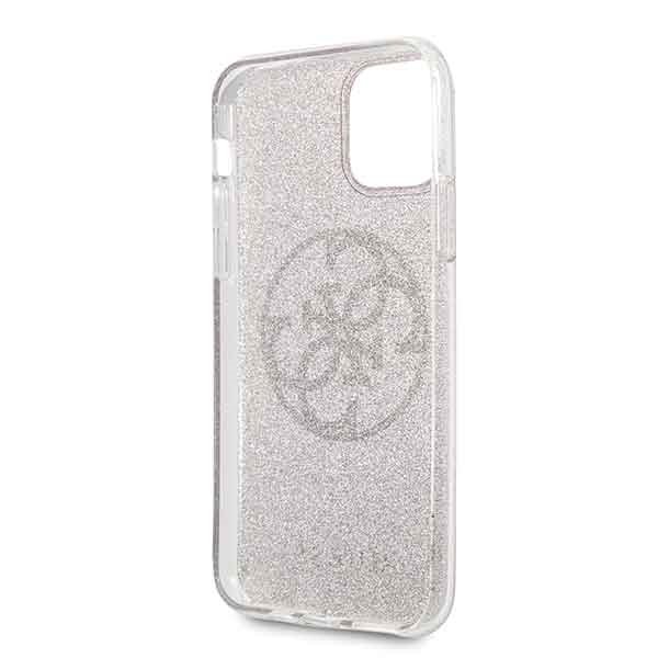 Husa iPhone 11 Pro, Circle Glitter Guess Roz thumb