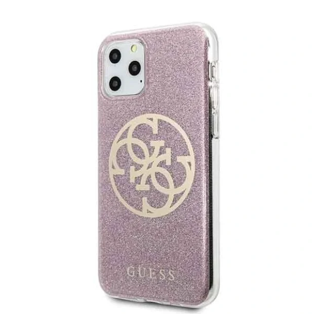 Husa iPhone 11 Pro, Circle Glitter Guess Roz