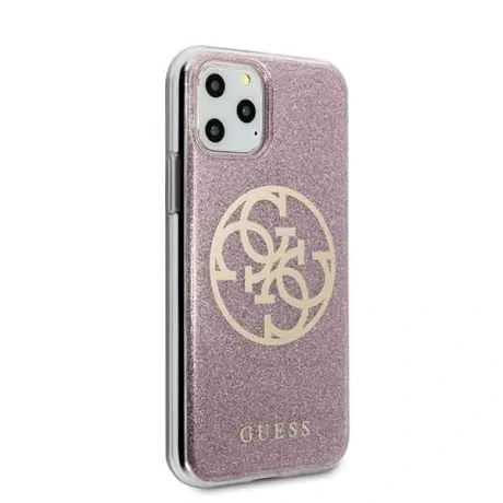 Husa iPhone 11 Pro, Circle Glitter Guess Roz