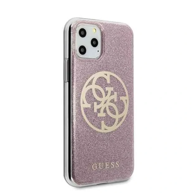 Husa iPhone 11 Pro, Circle Glitter Guess Roz