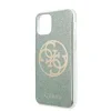 Husa iPhone 11 Pro, Circle Glitter, Guess Verde