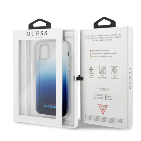 Husa iPhone 11 Pro Max, California Guess, Albastru