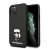 Husa iPhone 11 Pro Max, Karl Lagerfeld Saffiano Iconik Negru