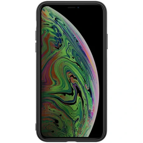 Husa iPhone 11 Pro Synthetic Fiber Negru Nillkin