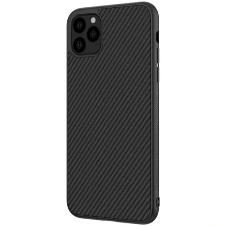 Husa iPhone 11 Pro Synthetic Fiber Negru Nillkin