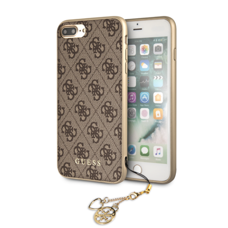 Husa Iphone 7 Plus 8 Plus Guess Charms Auriu
