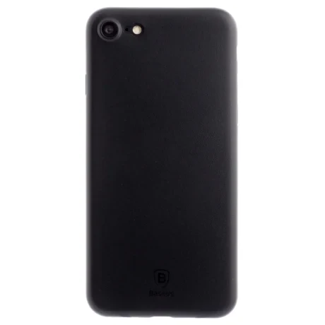 Husa iPhone 7/8/SE 2 Wing, Baseus, Neagra