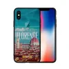 Husa pentru iPhone X, Pattern Printing Rock,  Florence