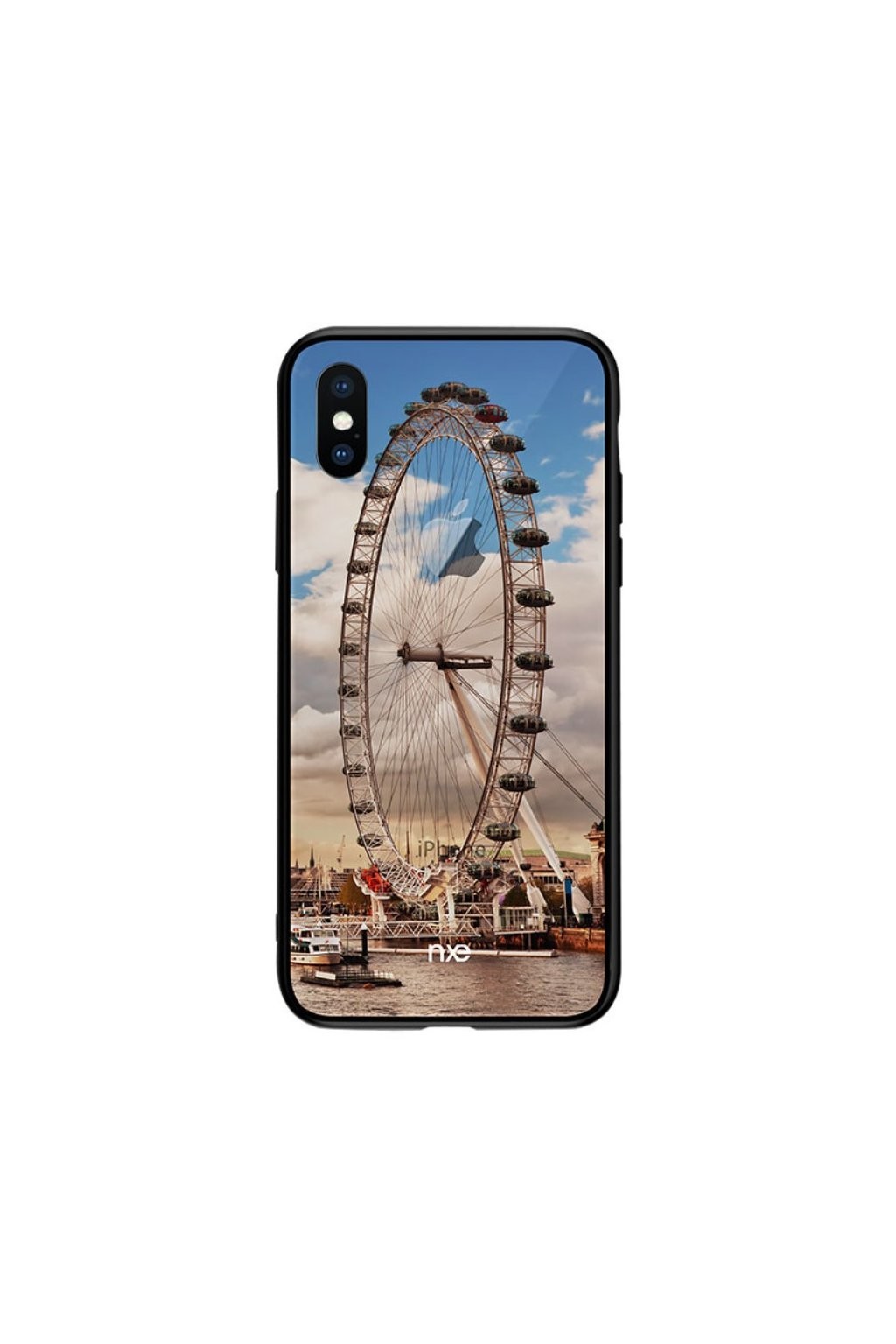 Husa pentru iPhone X, Pattern Printing Rock,  Sky Wheel thumb