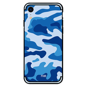 Husa iPhone XR Camouflage Pattern Albastra NXE