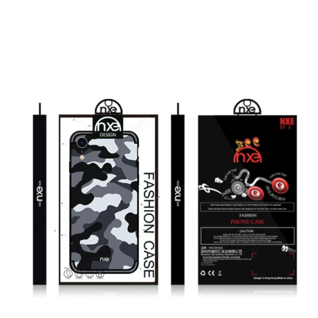 Husa iPhone XR Camouflage Pattern Gri NXE