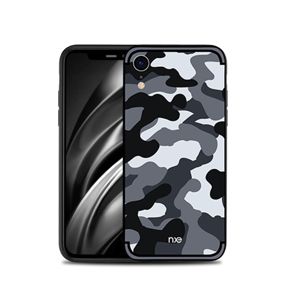 Husa iPhone XR Camouflage Pattern Gri NXE thumb