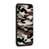 Husa iPhone XR Camouflage Pattern Maro Inchis NXE