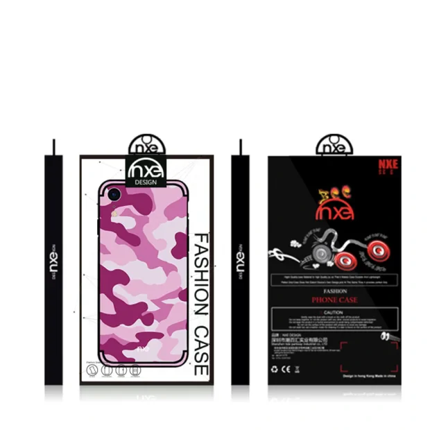 Husa iPhone XR Camouflage Pattern Roz NXE